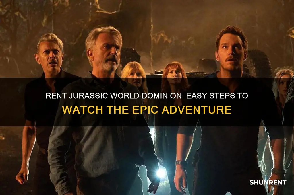 how do i rent jurassic world dominion
