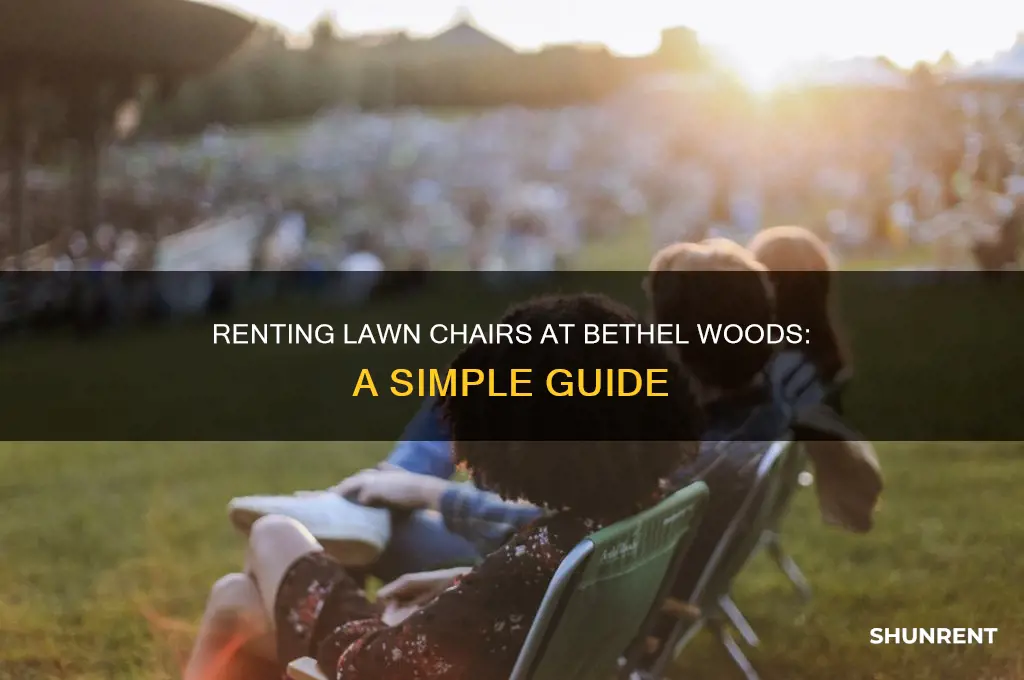 how do i rent lawn xchairs at bethel woods