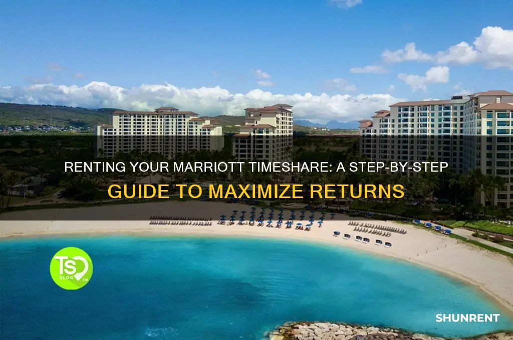 how do i rent my marriott timeshare