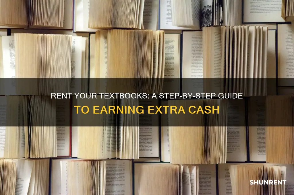 how do i rent my textbooks out