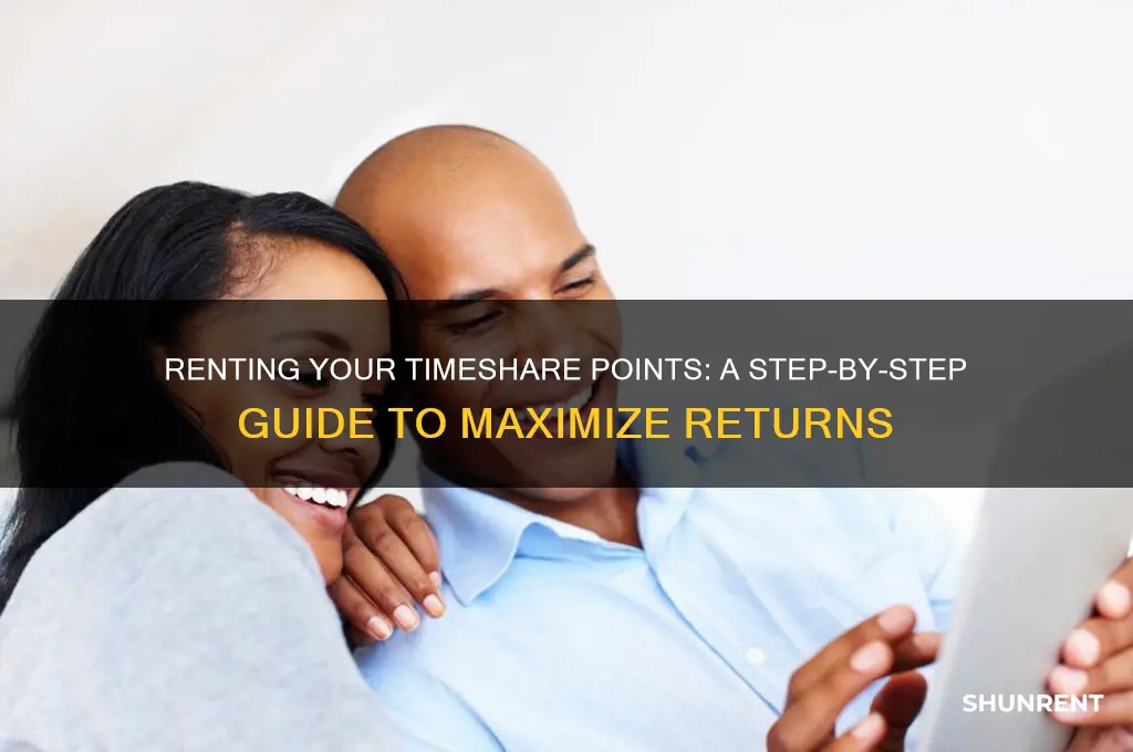 how do i rent my timeshare points
