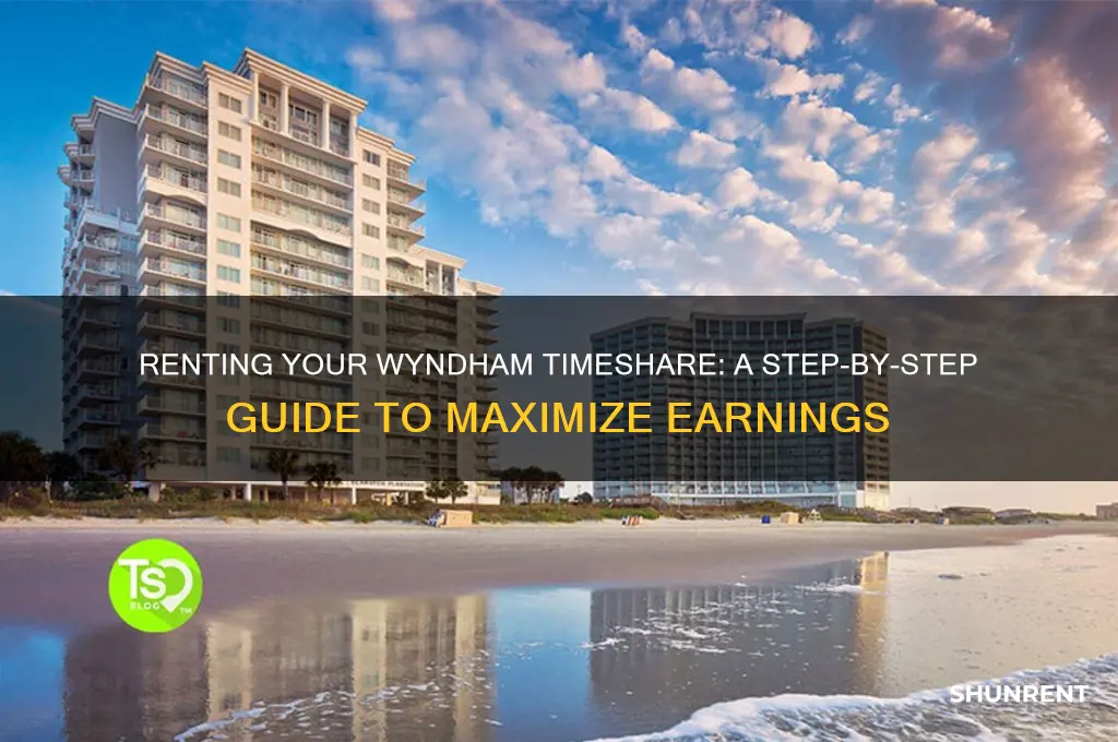 how do i rent my wyndham timeshare