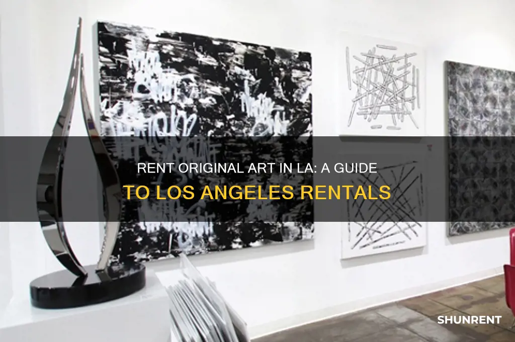 how do i rent original artwork in los angeles