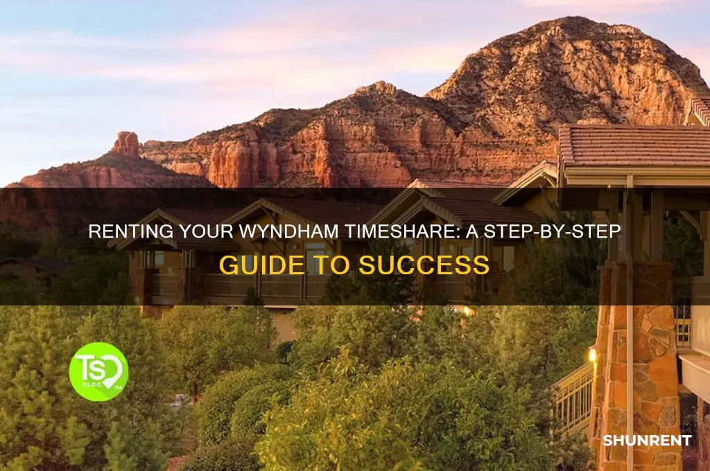 how do i rent out my wyndham timeshare
