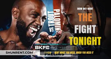 Renting Tonight's Fight: A Step-by-Step Guide for Fans