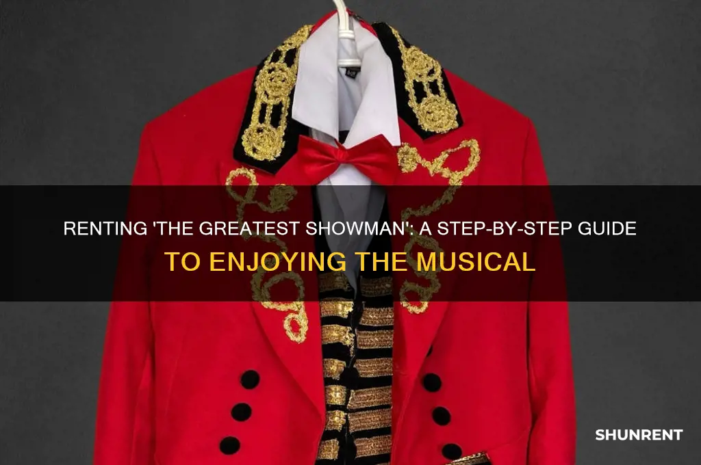 how do i rent the greatest showman