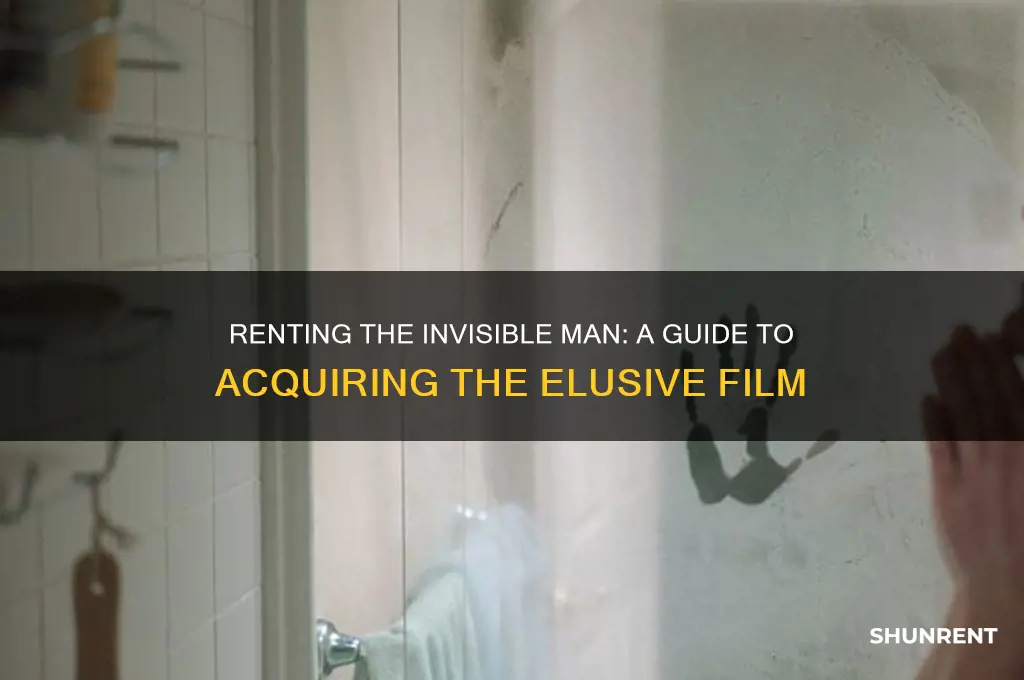 how do i rent the invisible man