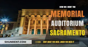 Renting Sacramento's Memorial Auditorium: A Step-by-Step Guide