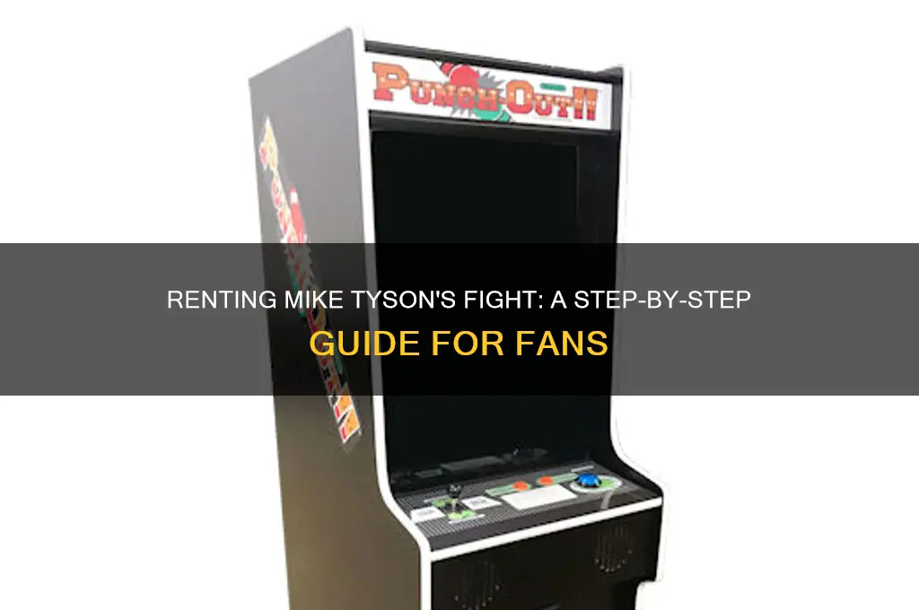 how do i rent the mike tyson fight