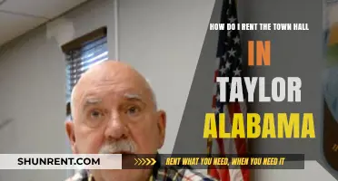 Renting Taylor, Alabama's Town Hall: A Step-by-Step Guide