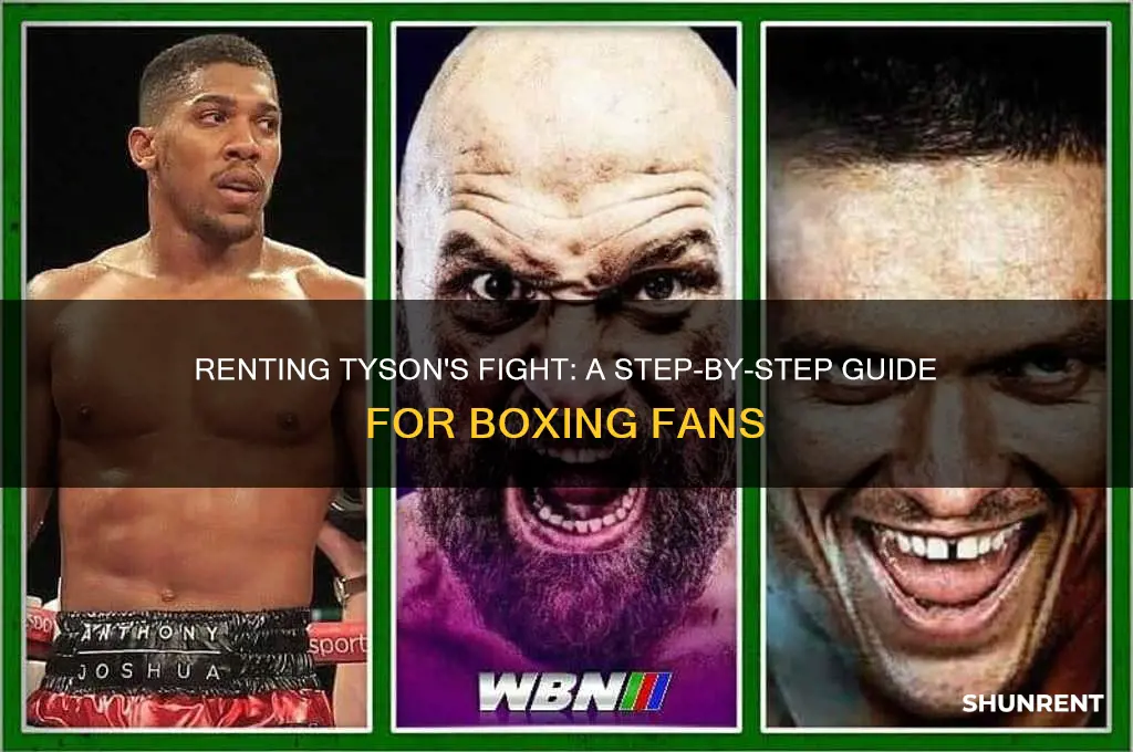 how do i rent the tyson fight