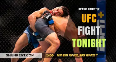 Rent UFC Fight Tonight: Easy Steps to Watch the Action