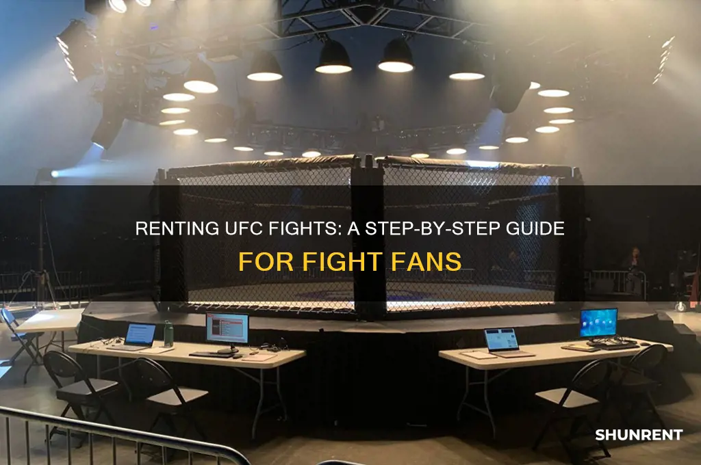 how do i rent the ufc fight