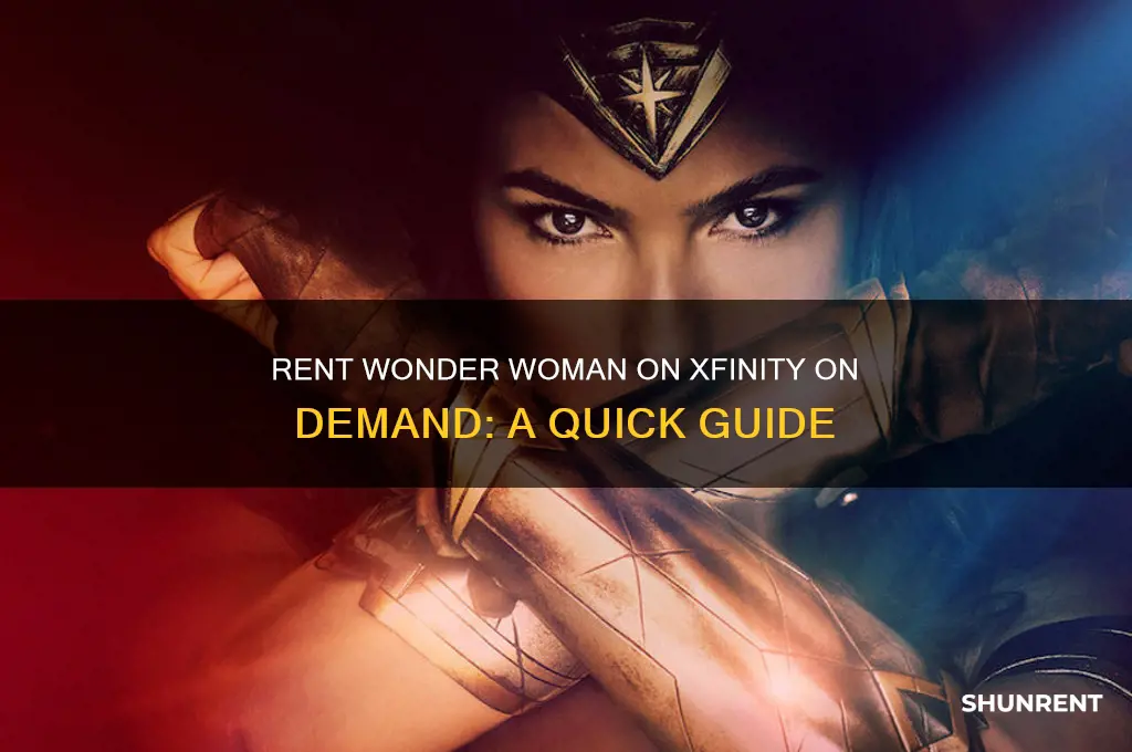 how do i rent wonder woman on xfinity on demand