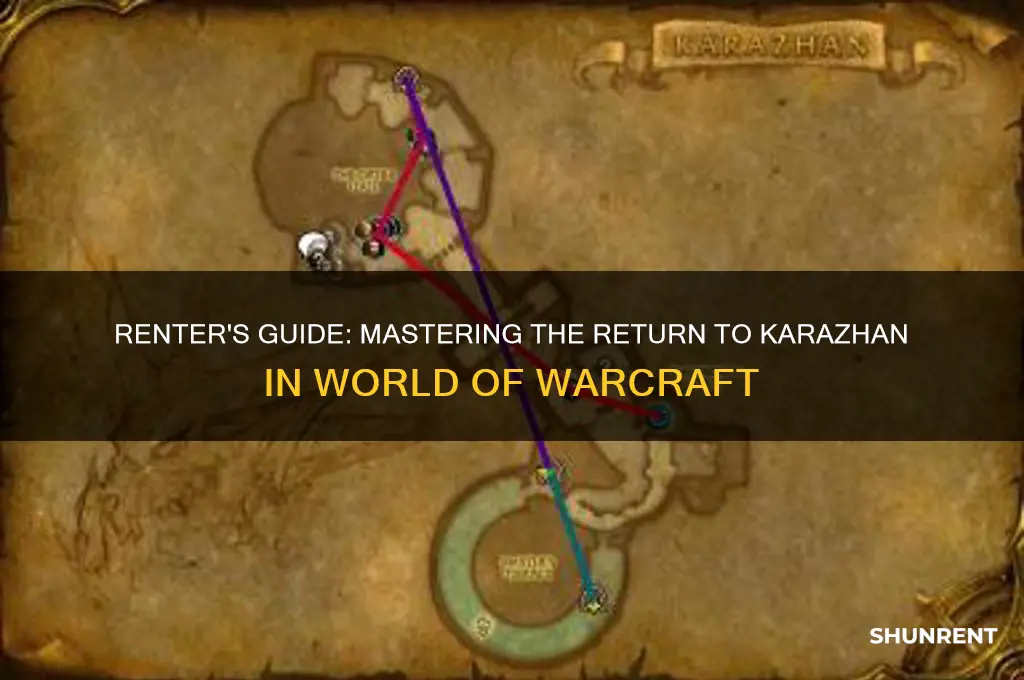 how do i renter return to karazhan