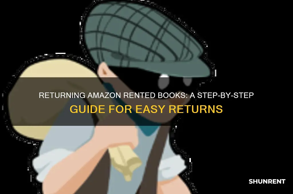 how do i return amazon rented books