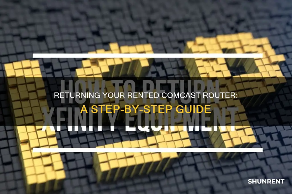 how do i return rented router comcast