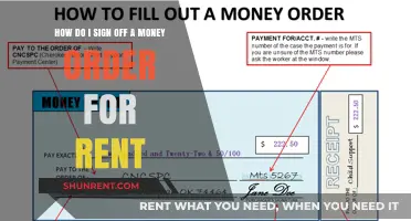 How to Properly Sign Off a Money Order for Rent Payment