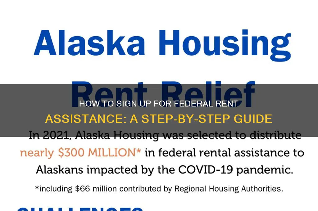 how do i sign up for a federal rent check