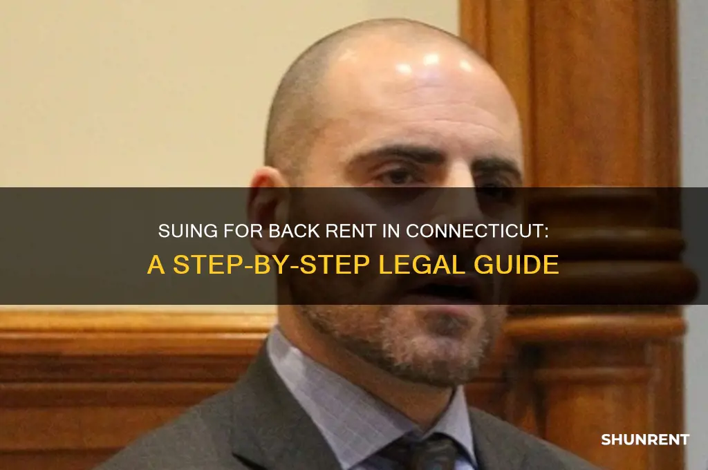 how do i sue for back rent in ct