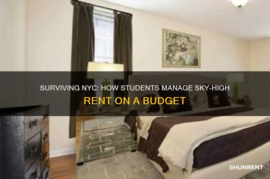 how do new york students afford rent