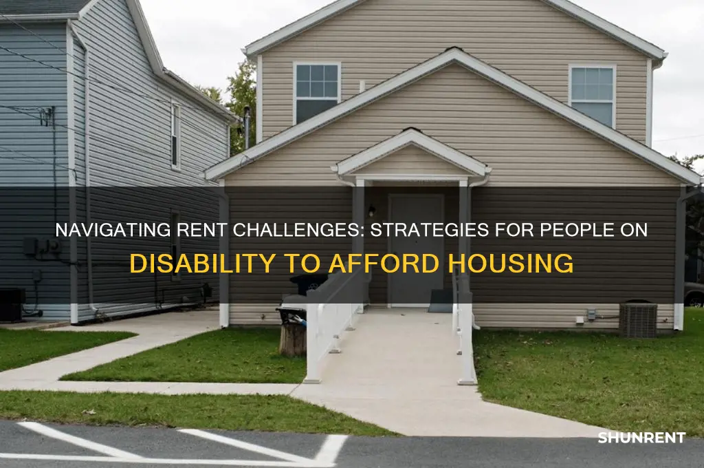 how do people on disability afford rent