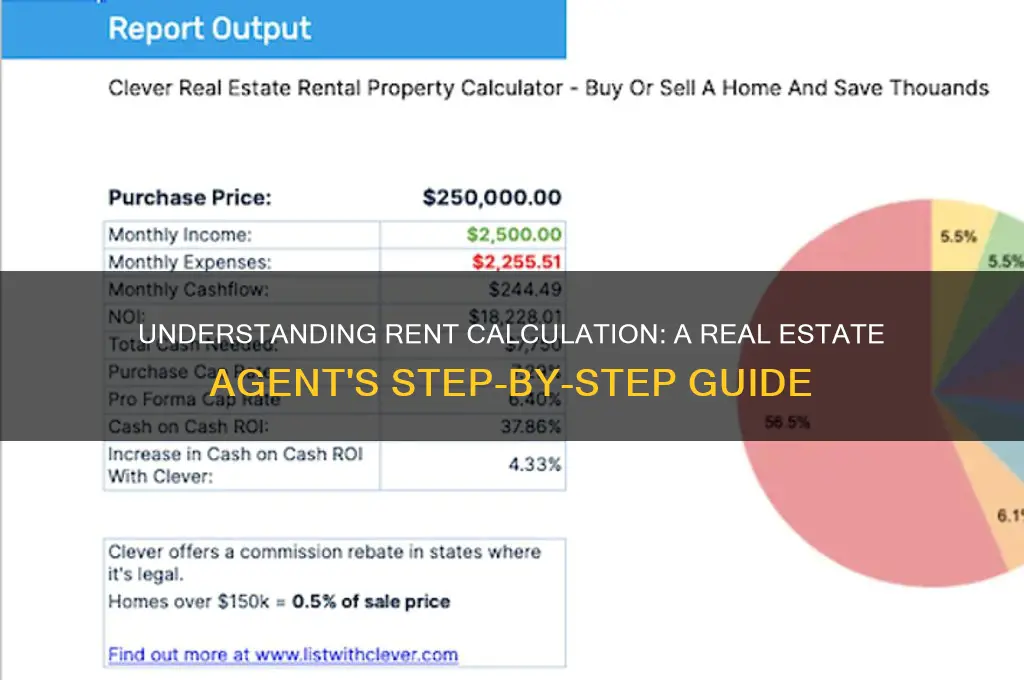 how do real estate agents calculate rent