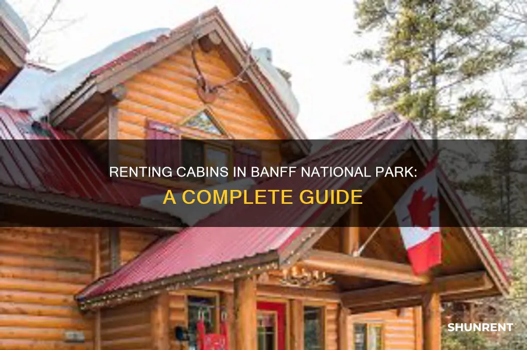 how do rent a cabins in banff national park