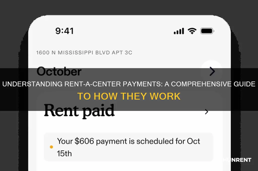 how do rent a center payments work