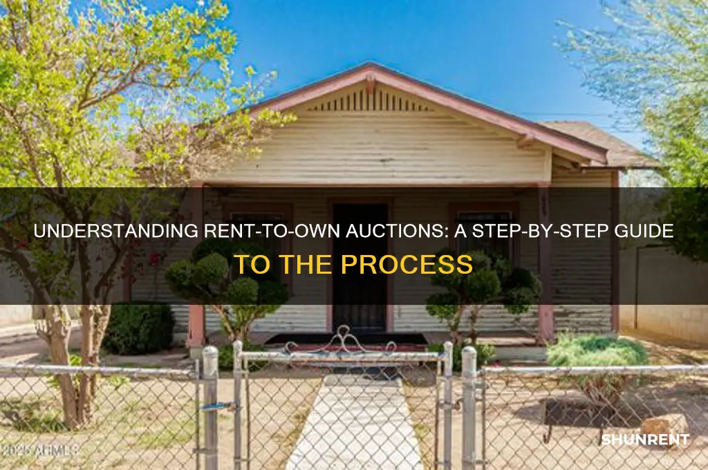 how do rent to one auctions work