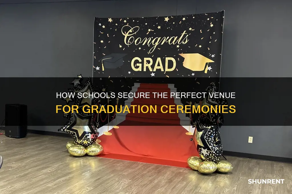 how do schools rent a place for a graduation ceremony