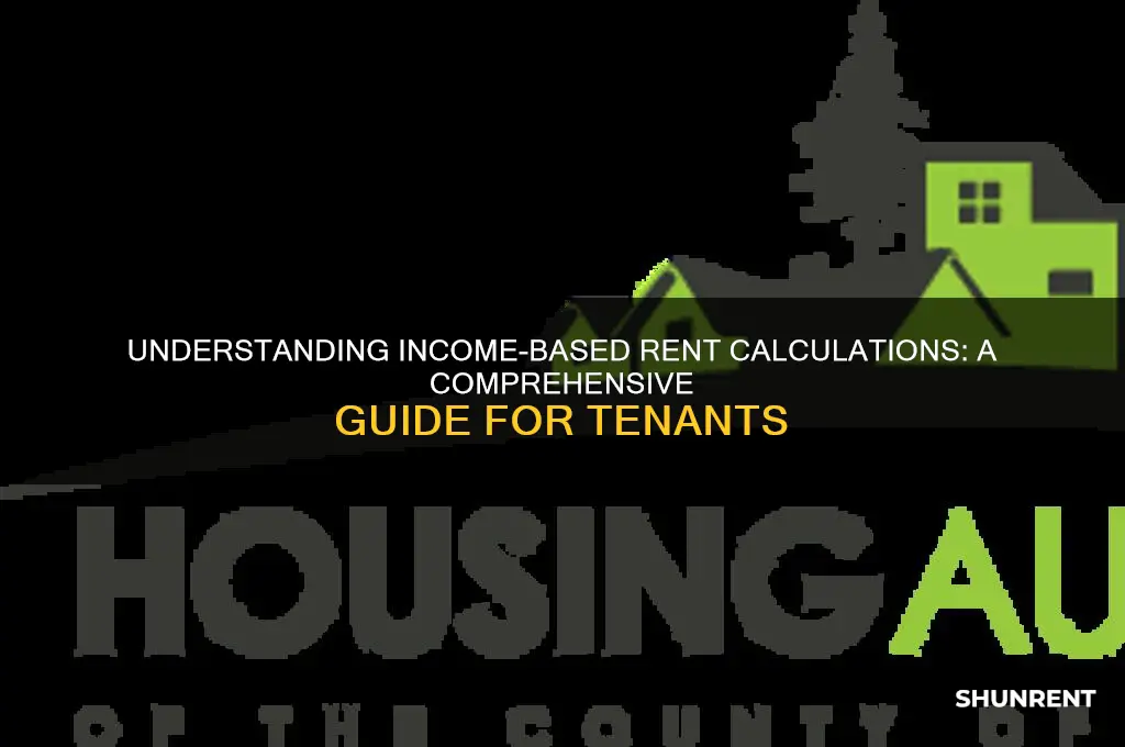 how do they determine rent based on income