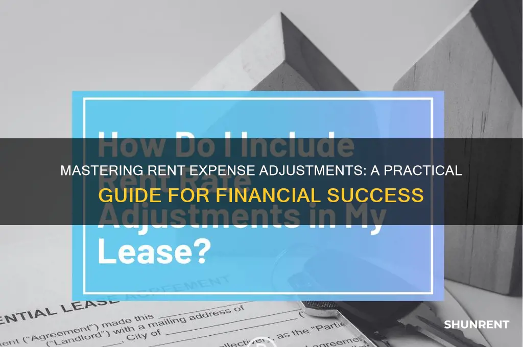 how do you adjust for rent expense