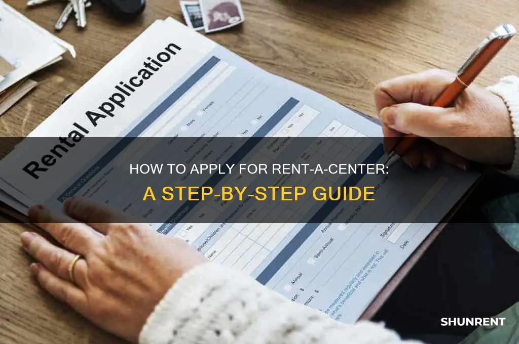 how do you apply for rent a center