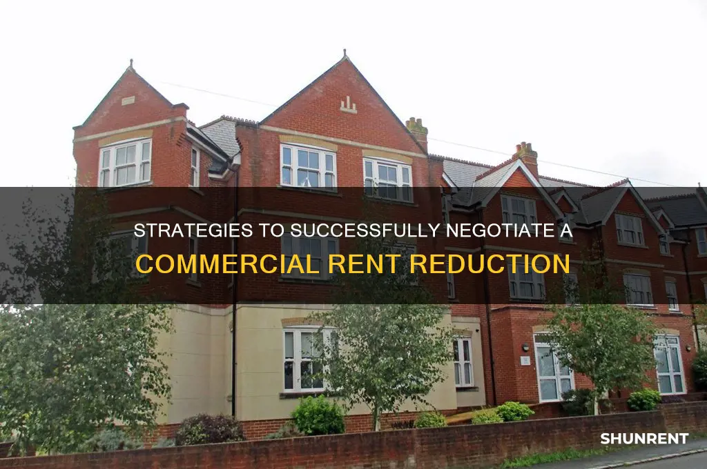 how do you ask for commercial rent reduction