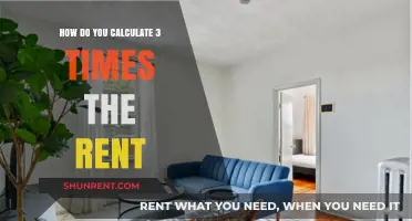 Calculating Rent: Triple the Fun