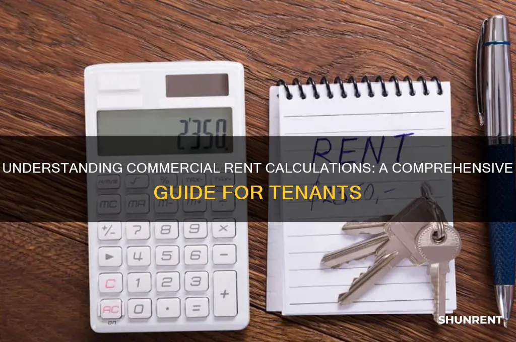 how do you calculate commercial rent rates