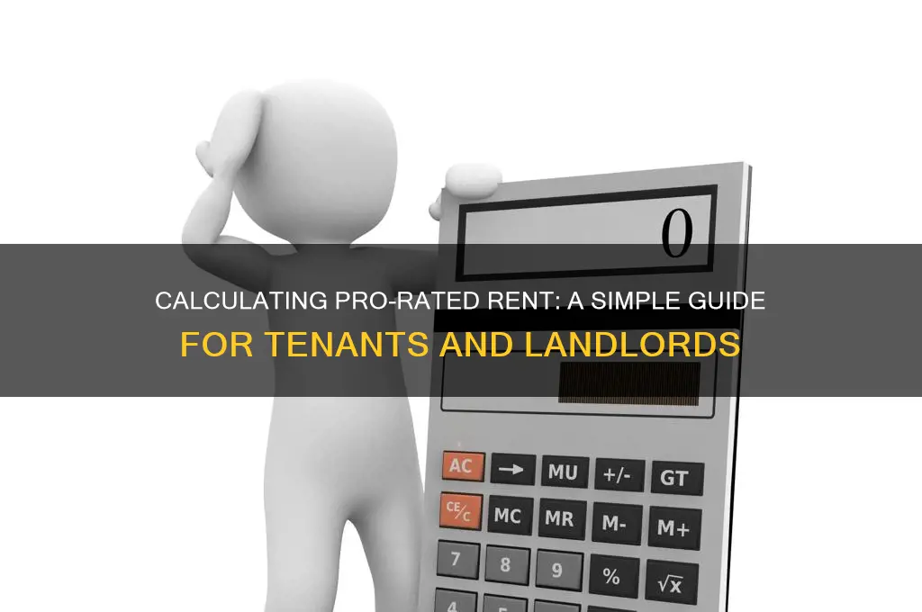 how do you calculate pro rated rent