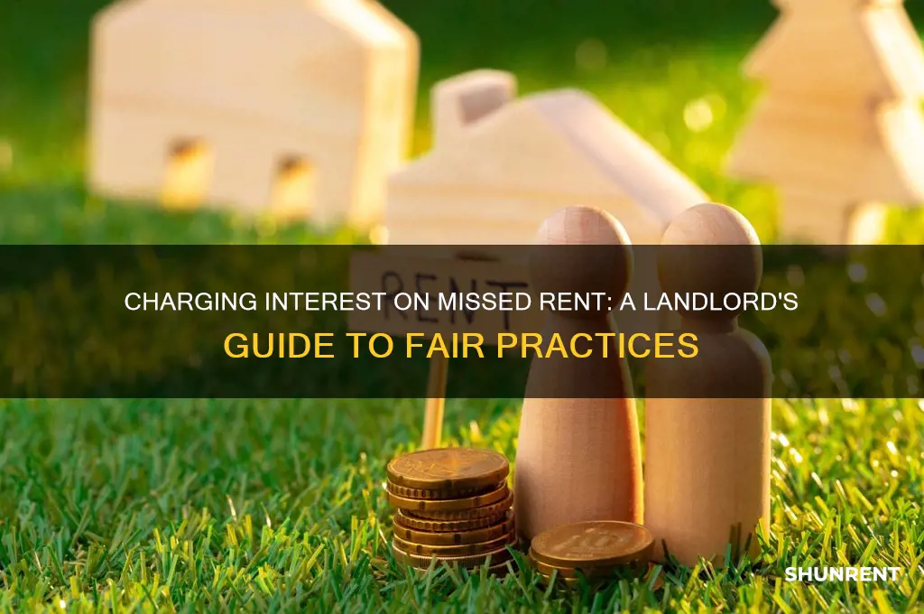 how do you charge interest on missed rent