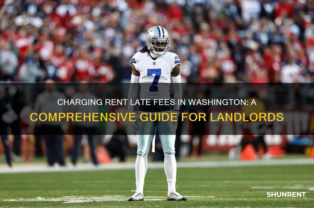 how do you charge rent late fees in washington state