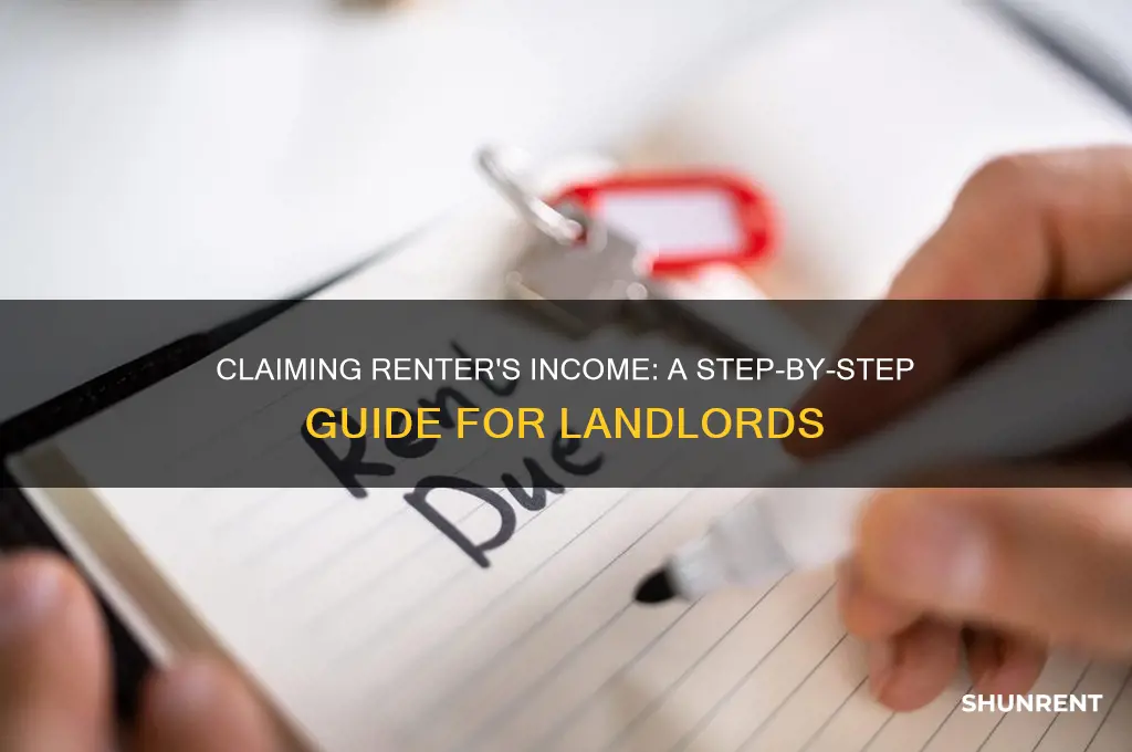 how do you claim a renter