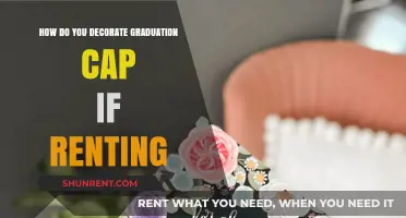 Creative Graduation Cap Decor Ideas for Rented Caps