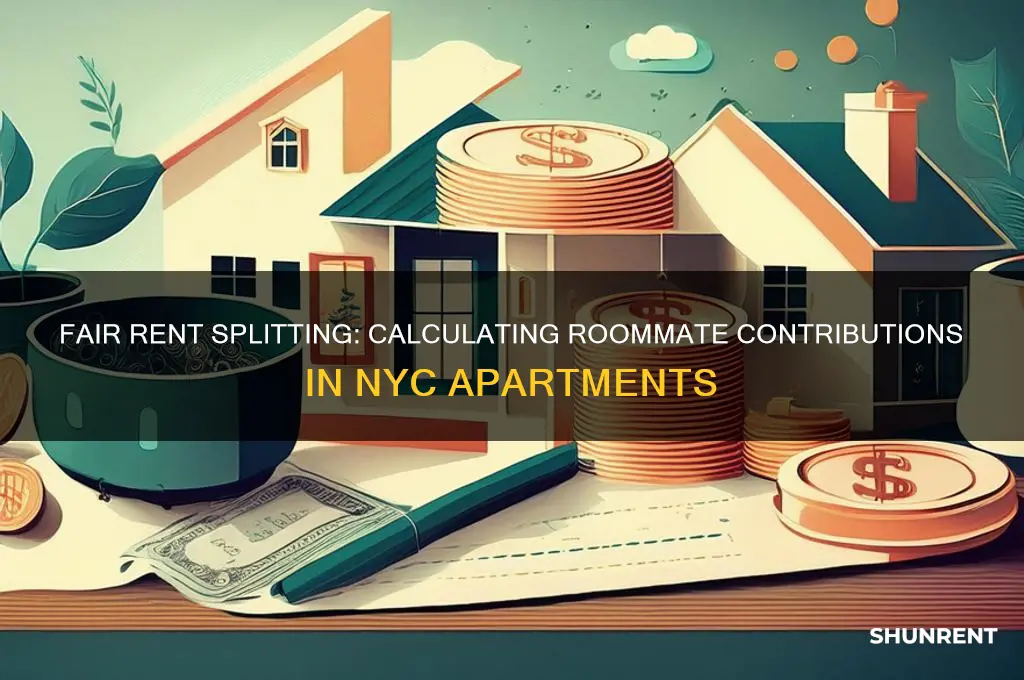 how do you determine what roomates owe in rent nyc