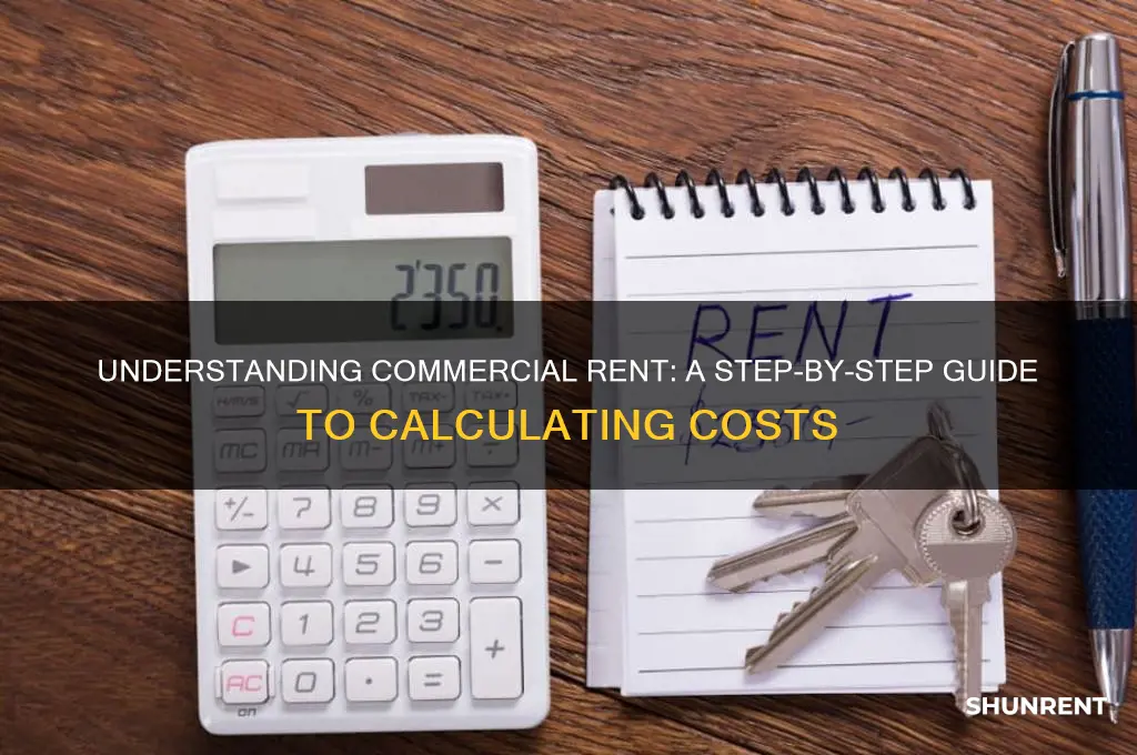 how do you figure out commercial rent