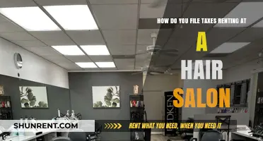 Tax Filing Guide for Renting a Chair at a Hair Salon