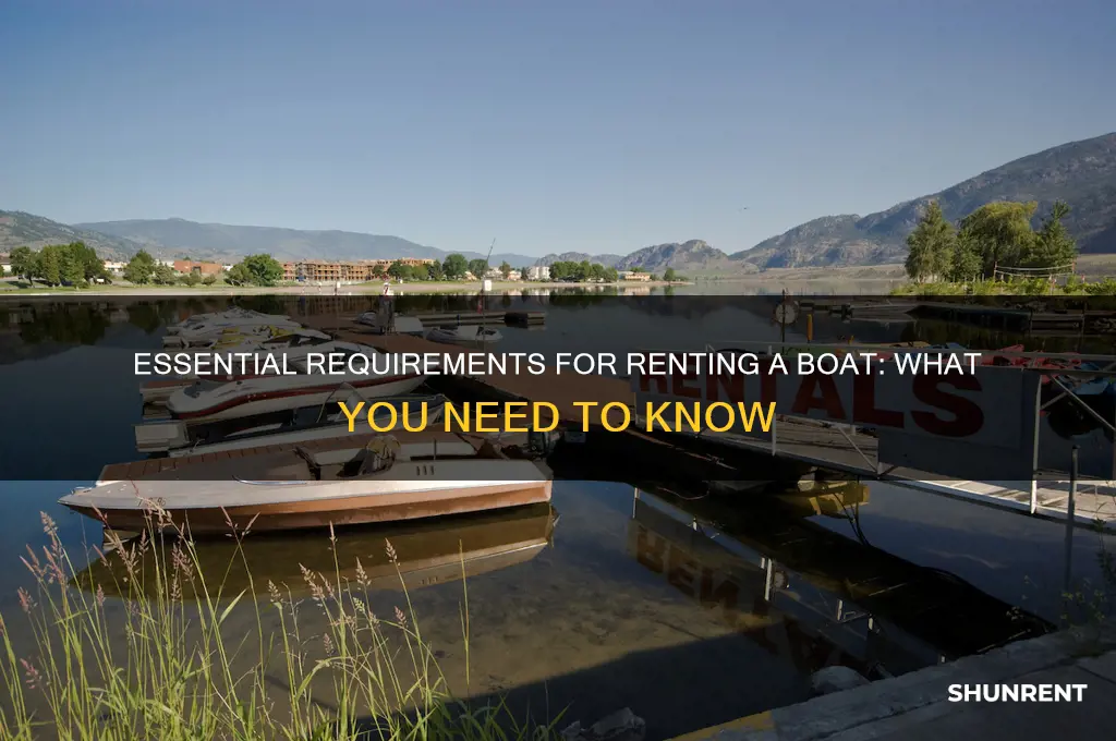 how do you have to be to rent a boat