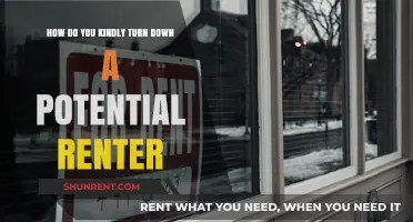Kindly Declining Renters: A Guide to Gracious Rejection Strategies