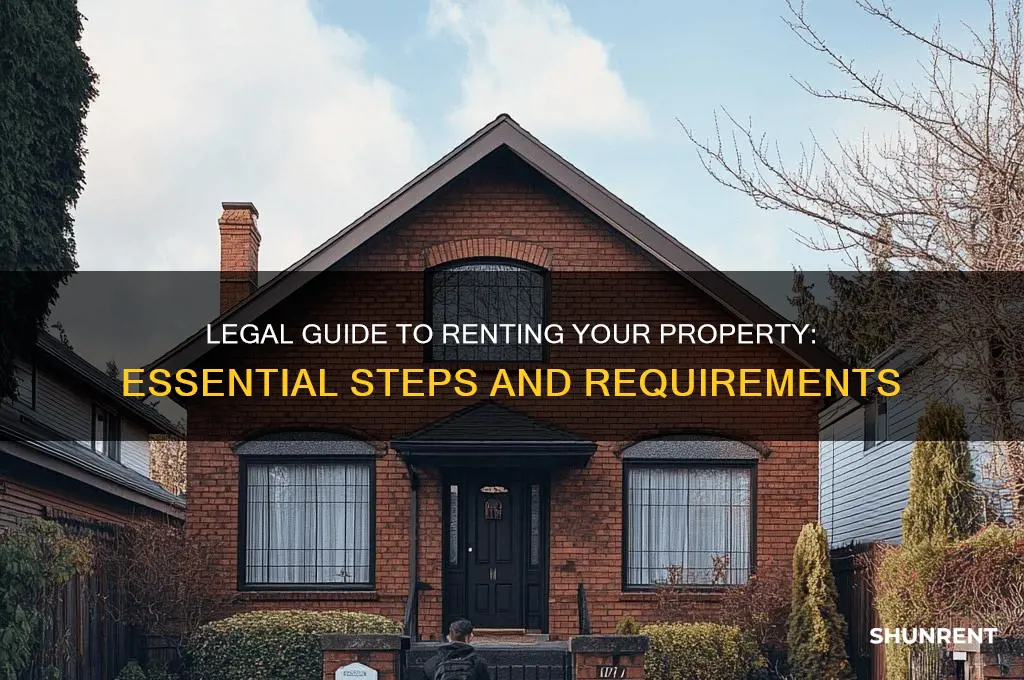 how do you legally rent something to someone
