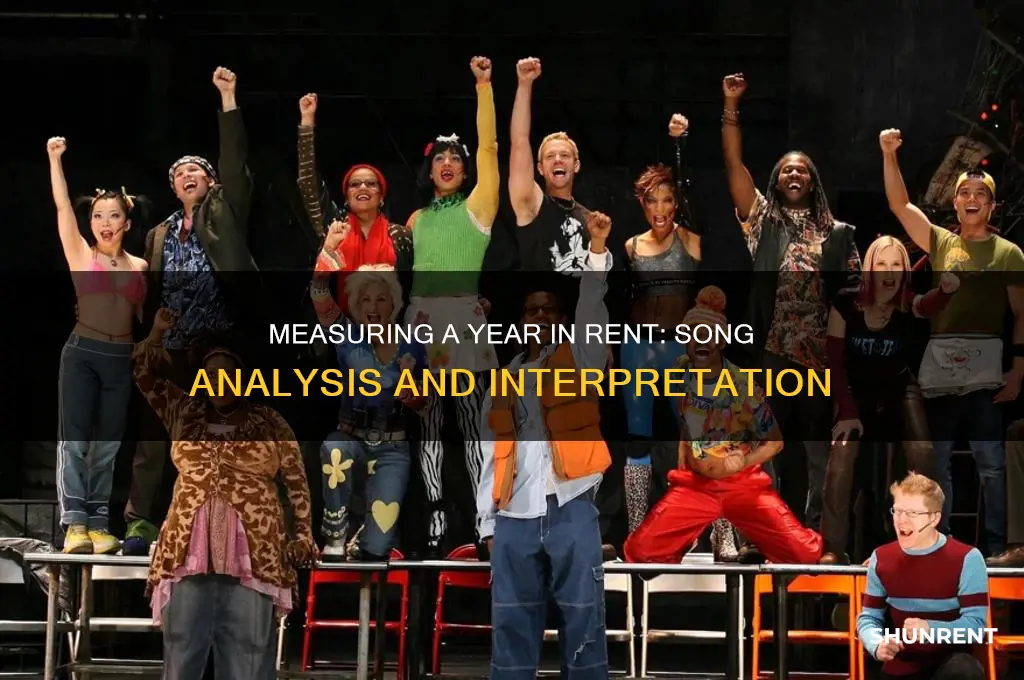 how do you measure a year rent song