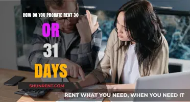 Prorating Rent: Calculating Fair Payments for 30 or 31-Day Months